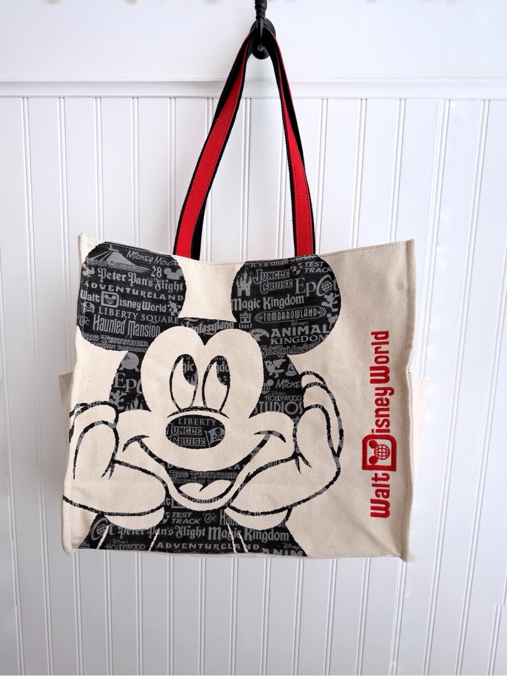 Authentic Disney Canvas Tote Bag